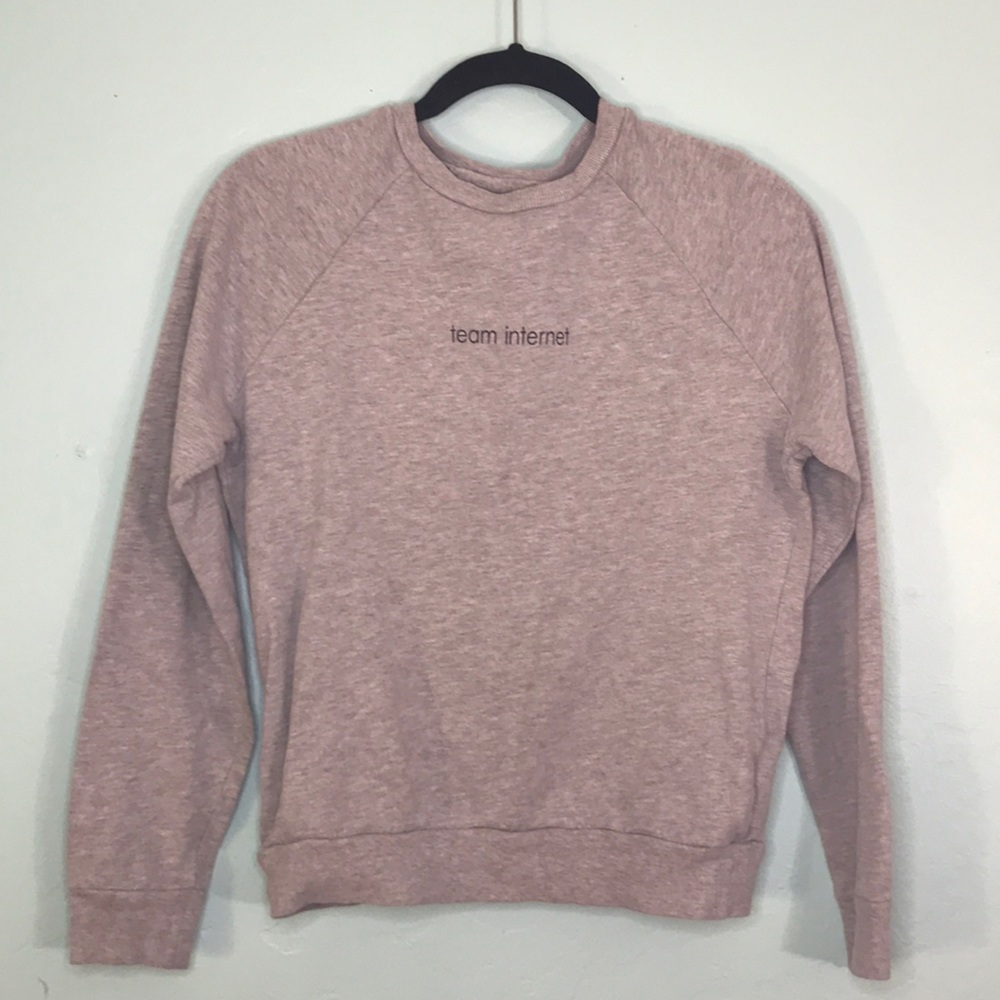 ✨”Team Internet” Grey Sweatshirt✨